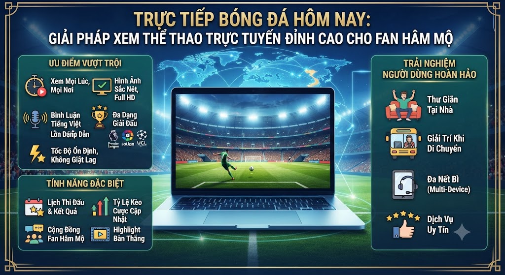truc tiêp bóng đá hôm nay