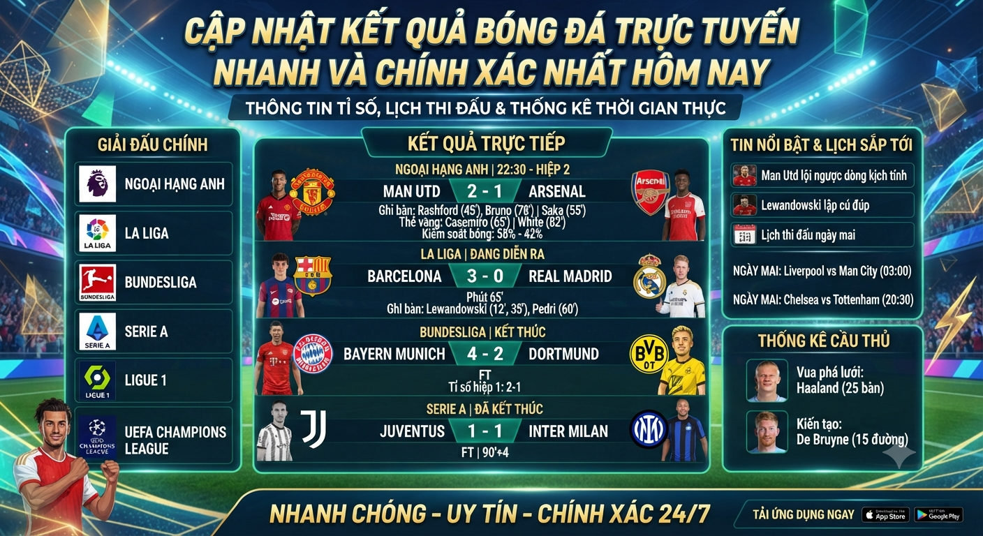 kết quả bóng đâ trực tuyến